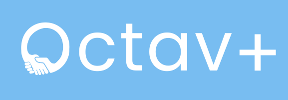 Logo de l'option Octav+, permettant la gestion avancée des réservations et de l'agenda